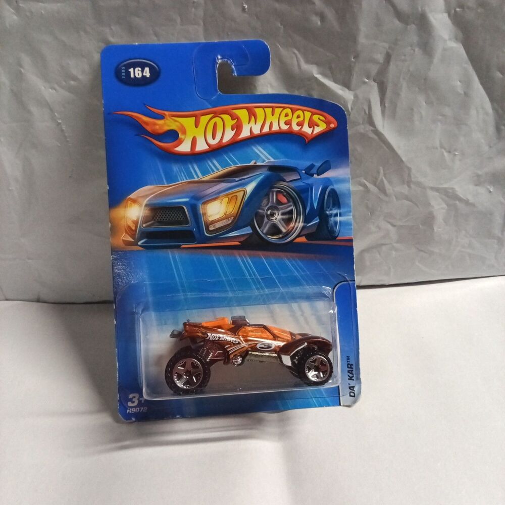 2005 Hot Wheels Da Kar #164 Blue Card Sealed Orange ATV Mattel Diecast
